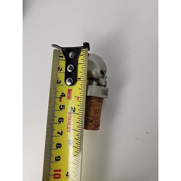 Harley Davidson Metal Skull Wine Cork Stopper For Bar - Picture 7 of 7